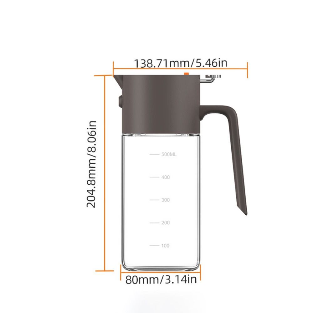 Auslaufsichere Öl-Sprühflasche mit Ausgießer-Düse Ölkanne Ölflasche Spender Küchenhelfer