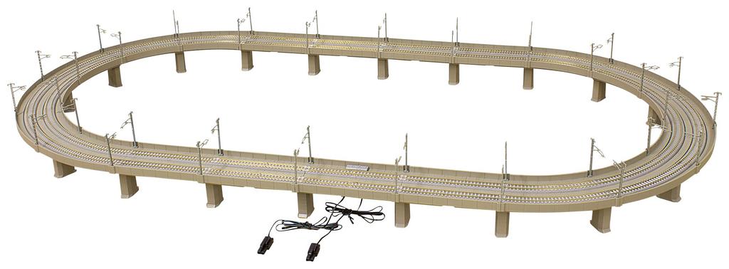 Rokuhan Z Gauge Double Track Elevated Line Set R095 Railway Model Supplies