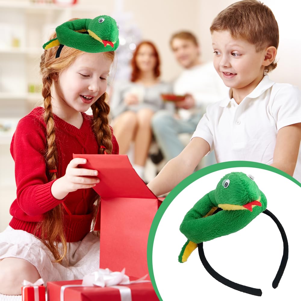 A Cute Snake-design Headband Perfect for the Year of the Snake In 2025. A Great Animal Cosplay Item for New Year's, Christmas, and Halloween (style A)