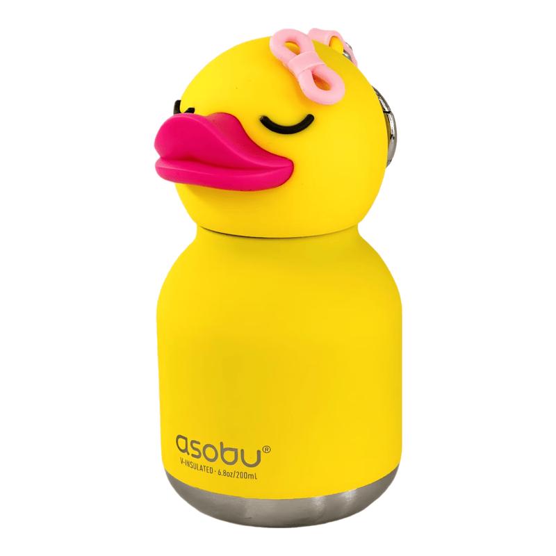 ASOBU Cute Animal Insulated Mug with Straw 200ml