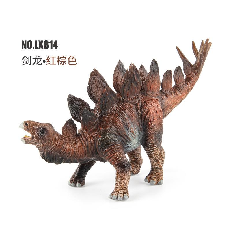 Durable Pvc Dinosaur Models For Kids With Realistic Stegosaurus And Triceratops Static Figurines In Colors Bright