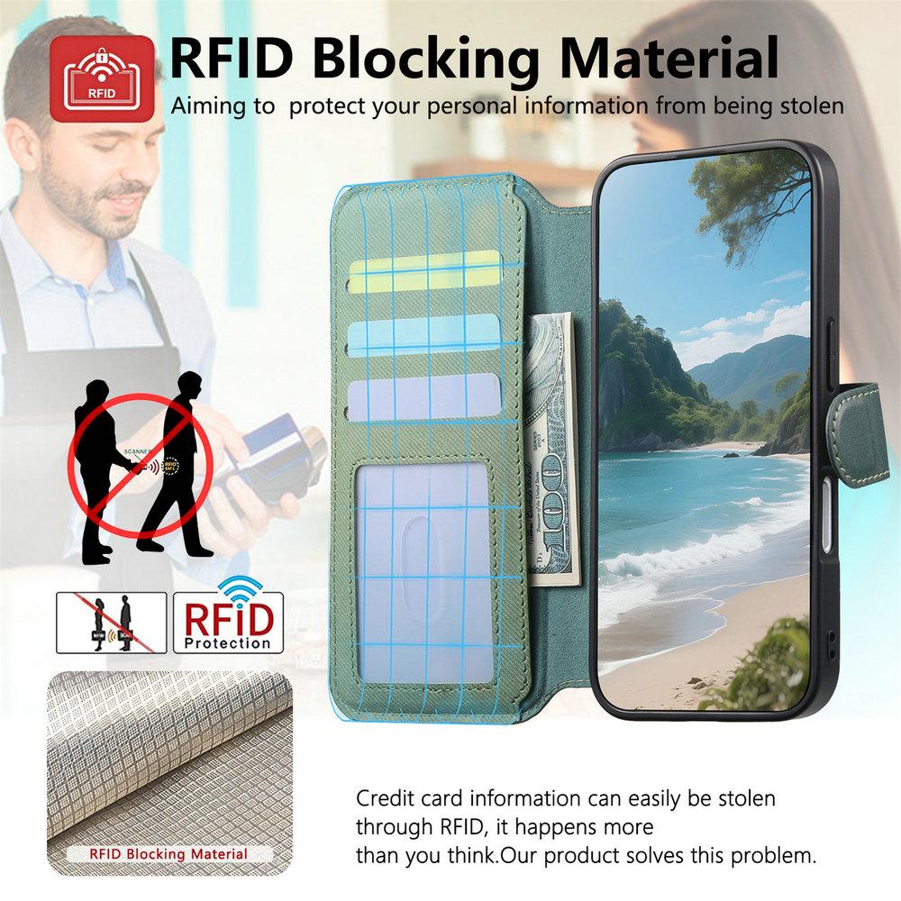 Luxury Case 2IN1 Wallet RFID Card Funda for Samsung Galaxy A57 A37 A56 A36 A26 A16 A06 A15 A25 A35 A55 A54 A34 A24 A14 07 A17 5G