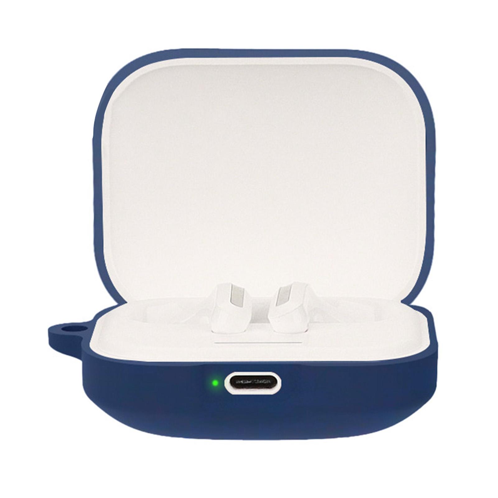 TPU Protective Case for Redmi Buds 5 Transparent Soft Shell Compatible with Xiaomi Bluetooth Earbuds Dark Blue синий