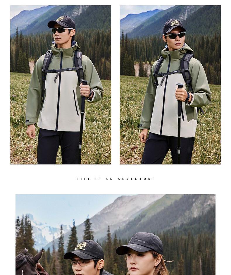 Lightweight Anti-static Hooded Windbreaker: Outdoor Windproof Waterproof Jacket with Optional Embroidered Logo for Uniforms