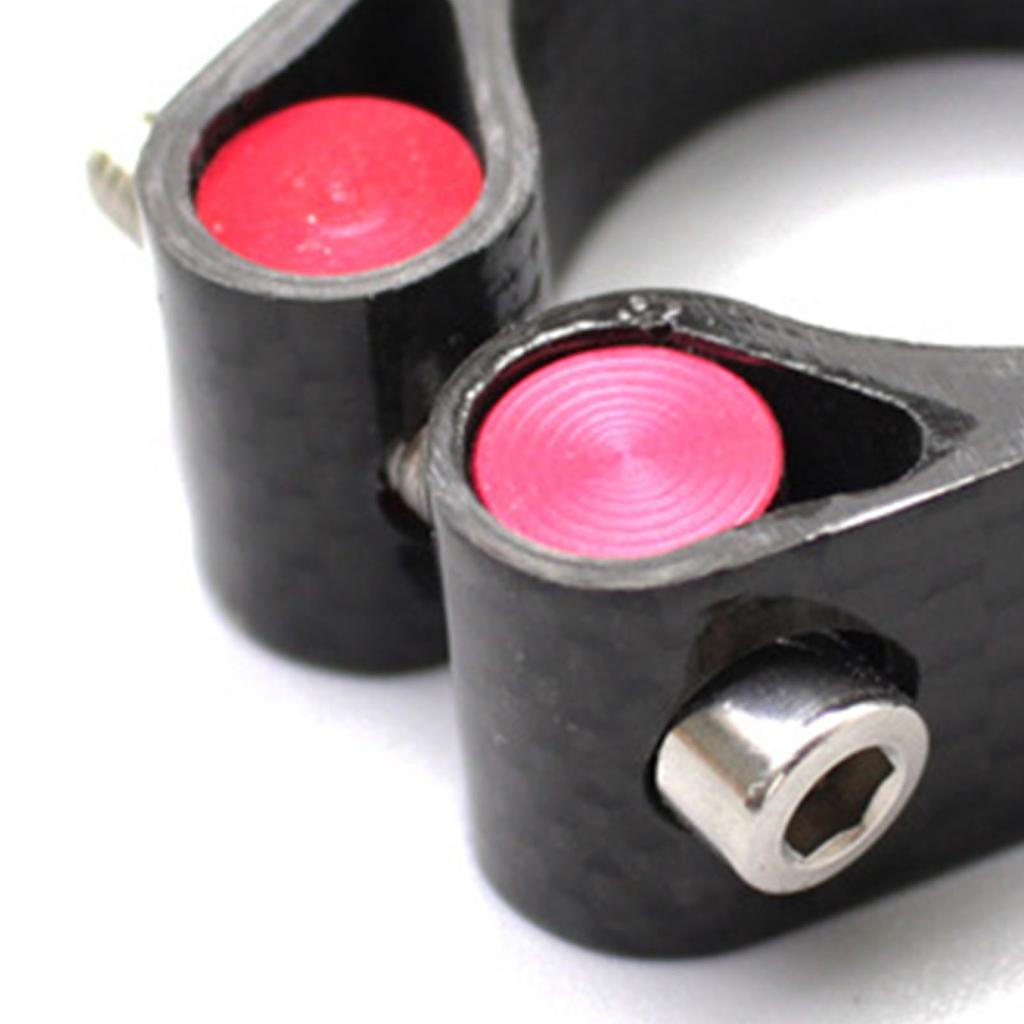 Zacisk sztycy podsiodłowej roweru Mocne blokowanie Klips do rury sztycy podsiodłowej z włókna węglowego do roweru górskiego