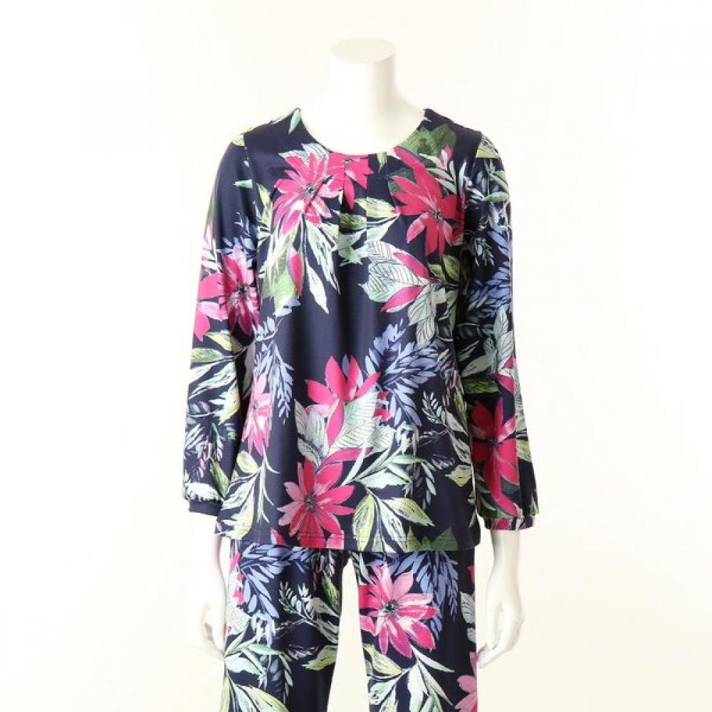 Wacoal Women S Sleepwear Top Coatna Floral Print wpa569wS 85(55)