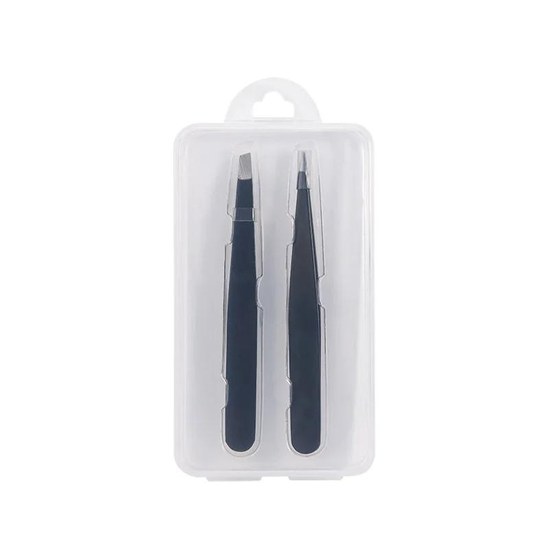 Multifunction 2-4Pcs/Set Eyebrow Tweezers Slanted Stainless Steel Hair Removal Clip For Eyelash Extension Tweezer Makeup Tool