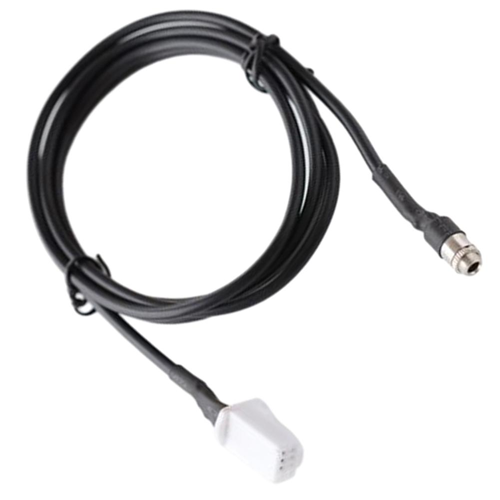Automotive 8Pin AUX Audio Input Media Data Cable Adapter Compatible with For Suzuki HRV and For Forester Radios
