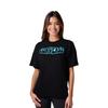 Converse T Shirts Women's Black Crew Neck Moderate 10017795-A02