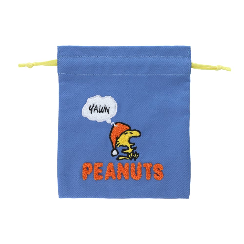 Sunstar Stationery Snoopy Pouch Sagara Embroidery Play with Colors Woodstock S2331420