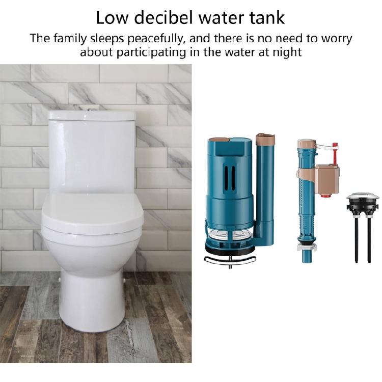 Double Push Button Toilet Drain Valves Replacement Toilet Cistern Inlet Valves Two Button Toilet Water Outlet Valves