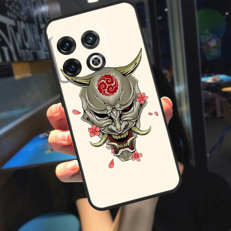 Oni Hannya Mask Funda For OnePlus 13R 13 12 R 11 9 10 Pro 8T 9RT 10T OnePlus Nord CE 4 2 3 Lite N20 N30 Case