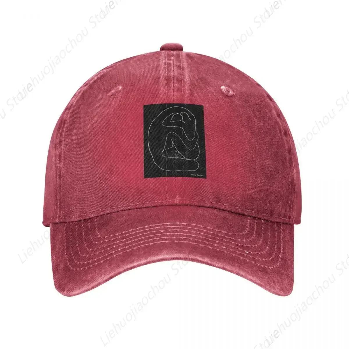 

COUPLE EMBRACING Vintage Matisse Silhouette Painting Print Baseball Cap New In Hat Kids Hat Hat For WoUnisex UnisexS Adjustable