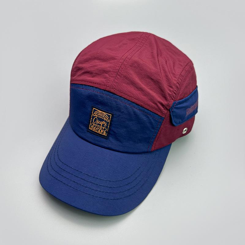 Printed Color Matching Letter Quick-Drying Baseball Cap Men'S And Women'S Sunshade Breathable Outdoor Rear Sealing Cap