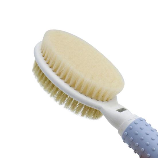 Retractable Shower Brush Double-Sided Exfoliation Telescopic Long Handle Bathroom Back Brush Skin Exfoliation