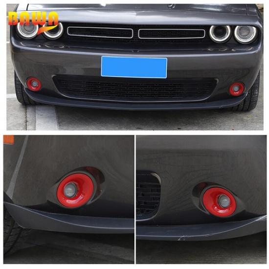 Nebelscheinwerferabdeckung Zierleiste Nebelscheinwerferblende für Dodge Challenger 2015- Zubehör