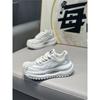 Spring New Low-top Mesh Breathable and Comfortable Casual Thick-soled Lace-up Dad Shoes Bjd
