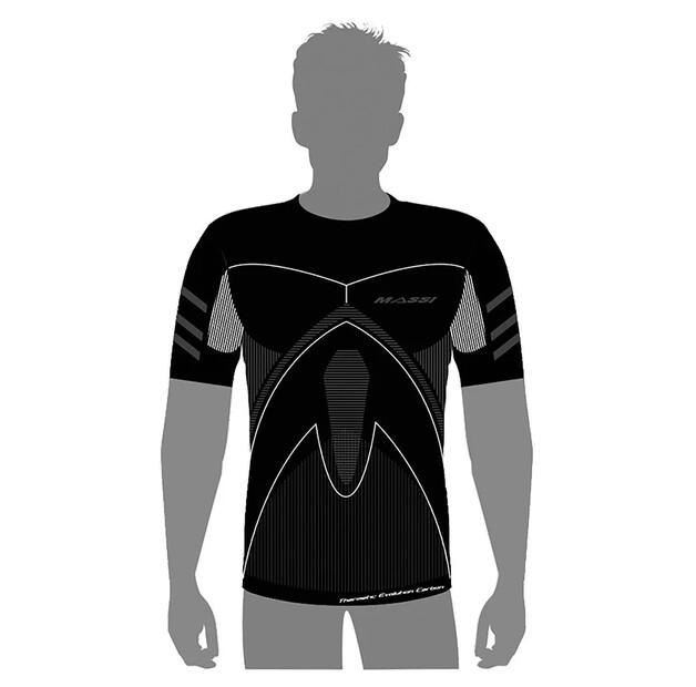MASSI Базовый слой с коротким рукавом Thermetic Evolution Carbon