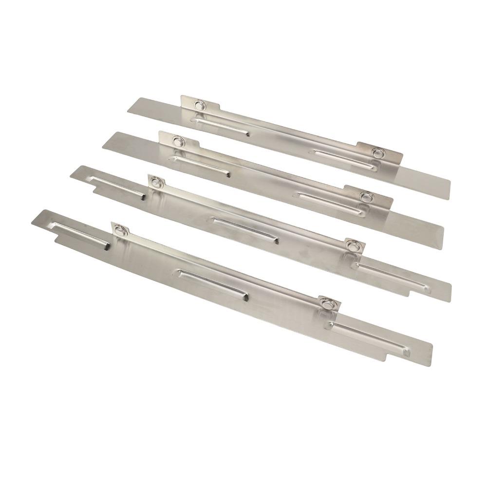 4 Pcs Stainless Steel Stainless Steel Wind Guard Stable Combustion Heat Shield Grill Accessories