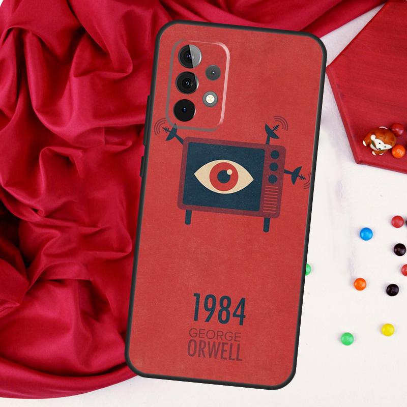 1984 George Orwell Case For Samsung Galaxy A54 A34 A14 A51 A71 A12 A22 A32 A52 A13 A23 A33 A53 A73 Coque