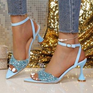 Anti-slip Shoes, Fashionable Pointed-toe High-heeled Women's Shoes Devotion