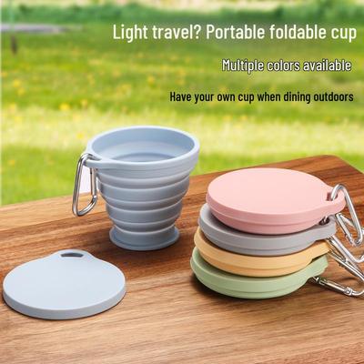 Portable Foldable Silicone Cup for Mothers and Infants – High Temperature Resistant, Compact Travel Design