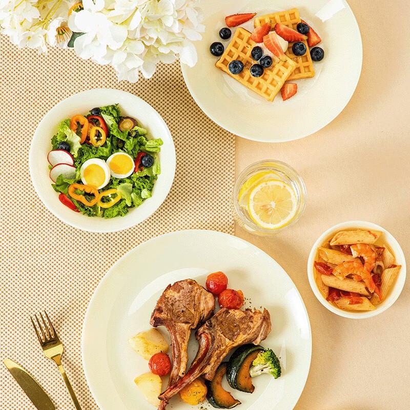 GLASSLOCK Minos Glass Tableware Set - 6 Piece