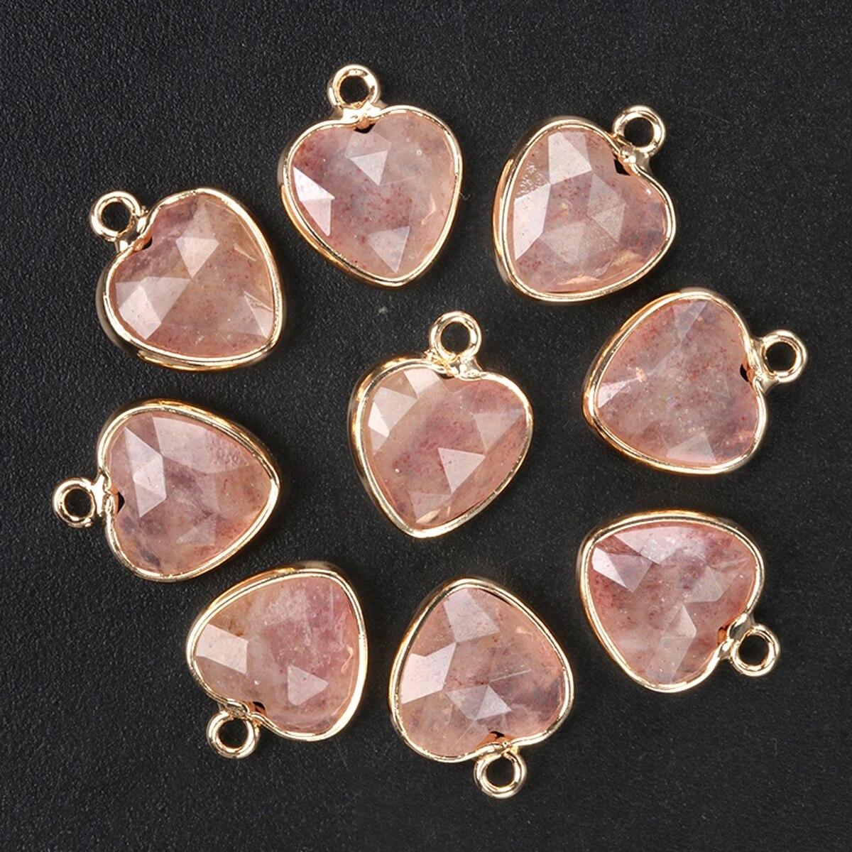 

2 шт. Невеликий кулон. Натуральний камінь. Амазоніт. Гранований кулон у формі серця. Для виготовлення ювелірних виробів. Намисто. Сережки. Аксесуар. 11mm