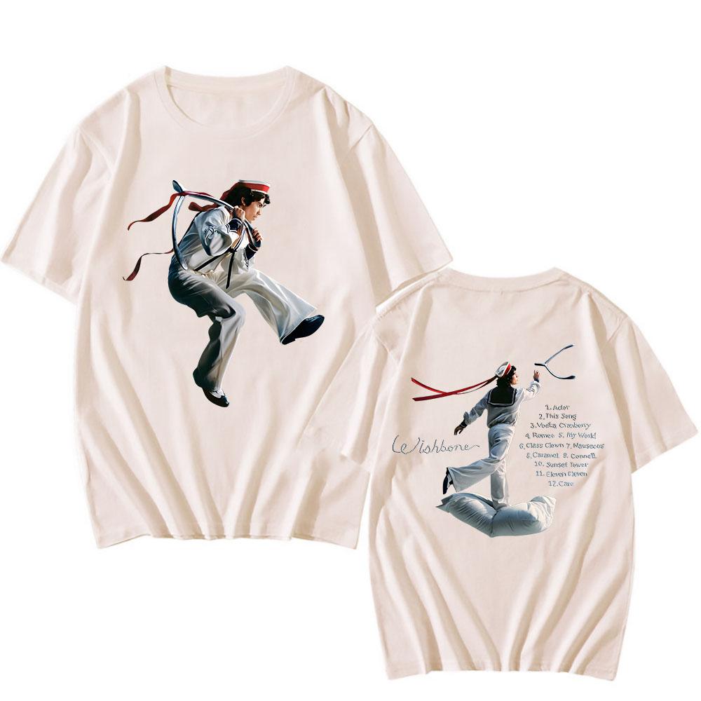 Conan Gray Wishbone Album Graphic T-shirt Short Sleeve Cotton Summer Tshirts for Male Streetwear Hip Hop 2025 Fashion Men Tees