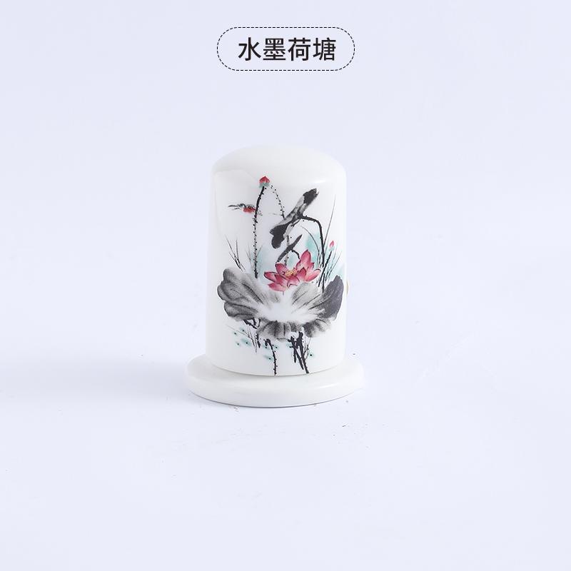 Bone China Toothpick Box Phnom Penh Toothpick Jar Toothpick Holder Chinese Toothpick Dispenser Secret Stash Tooth Pick Holder