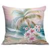 New Beautiful, Romantic and Colorful Beach Pillowcase Marine Life Peripheral Cushion Pillowcase