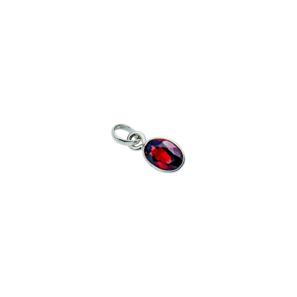 Amethyst Pendant: Minimalist 925 Sterling Silver Gemstone