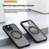 For iPhone 15 Pro Case Compatible with MagSafe PC+TPU Phone Cover Kickstand