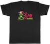 Bah Humbug Unisexs TShirt Funny Christmas Xmas Cat Tee Gift