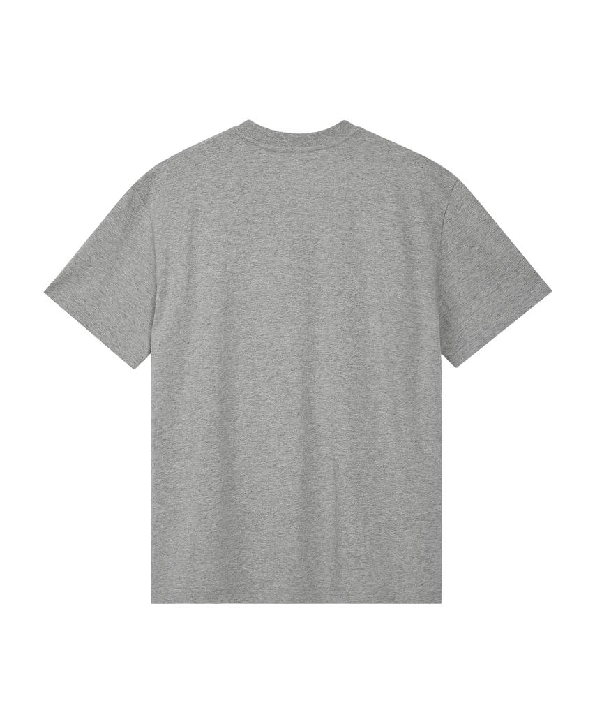 REST&RECREATION Oversized Wave Logo T-Shirt - Gray