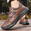 Retro Style Male Casual Shoes Handmade Fashion Sneakers Breathable Leisure Men's Treking Footwear Non-slip Hiking Shoes New Trainers