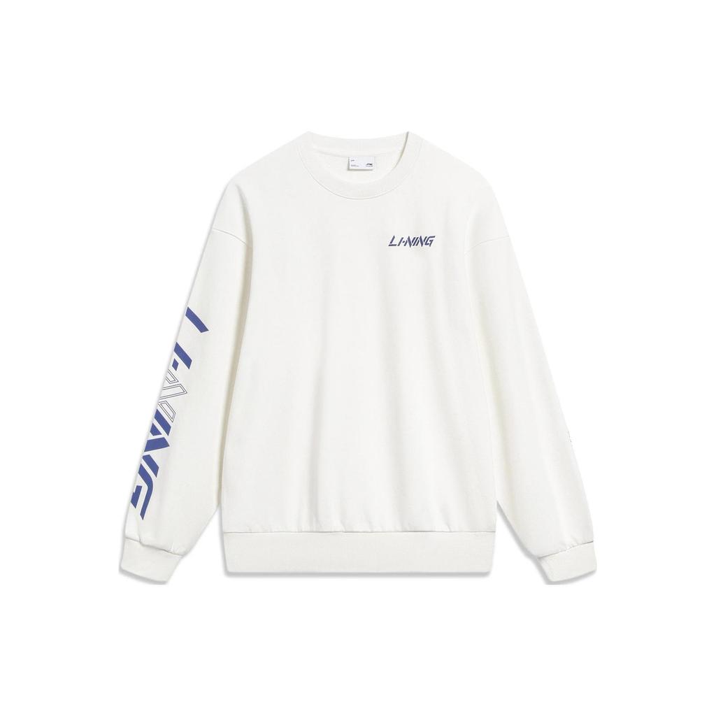 Li Ning Sports Lifestyle Collection Sports Fashion Collection Sweatshirt Unisex White AWDT607-7