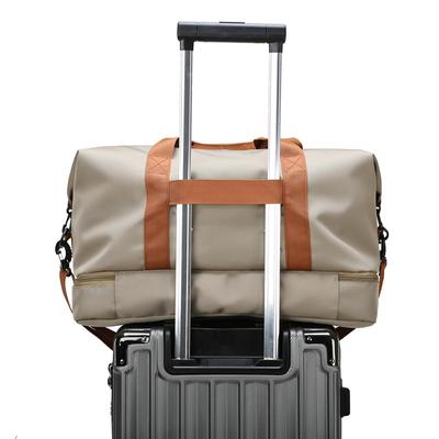 Travel Bag Portable Short-distance Travel Luggage Bag Large Capacity Lightweight Dry and Wet Separate Sports Fitness Bag