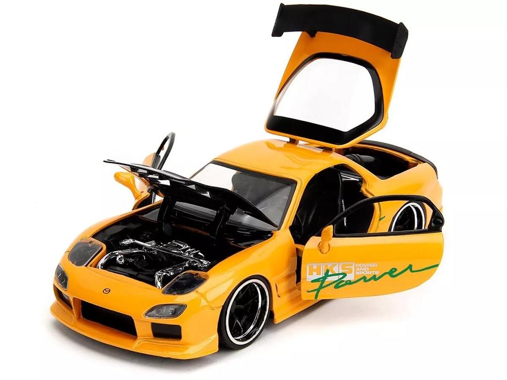 JADA TOYS Mazda FD3S HKS Tuned Yellow HKS Tuned JDM Tuners Mini Car 1/24 RX-7 [Item]