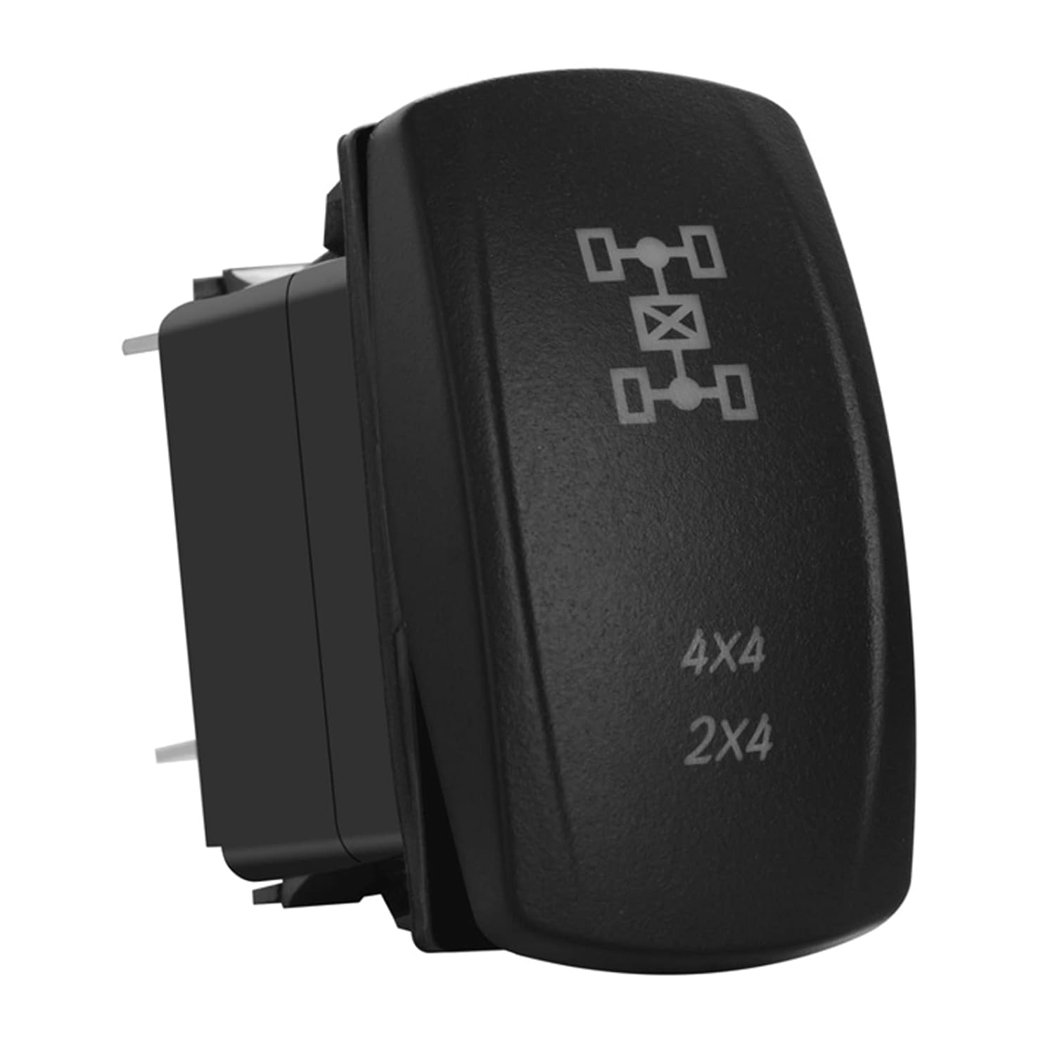 

Blue Led 4X4 2X4 Rocker Switch with Jumper Wires 5P On Off SPST Toggle Switch for Car Truck RZR UTV ATV Off Road Vehicle 12V/20A 24V/10A