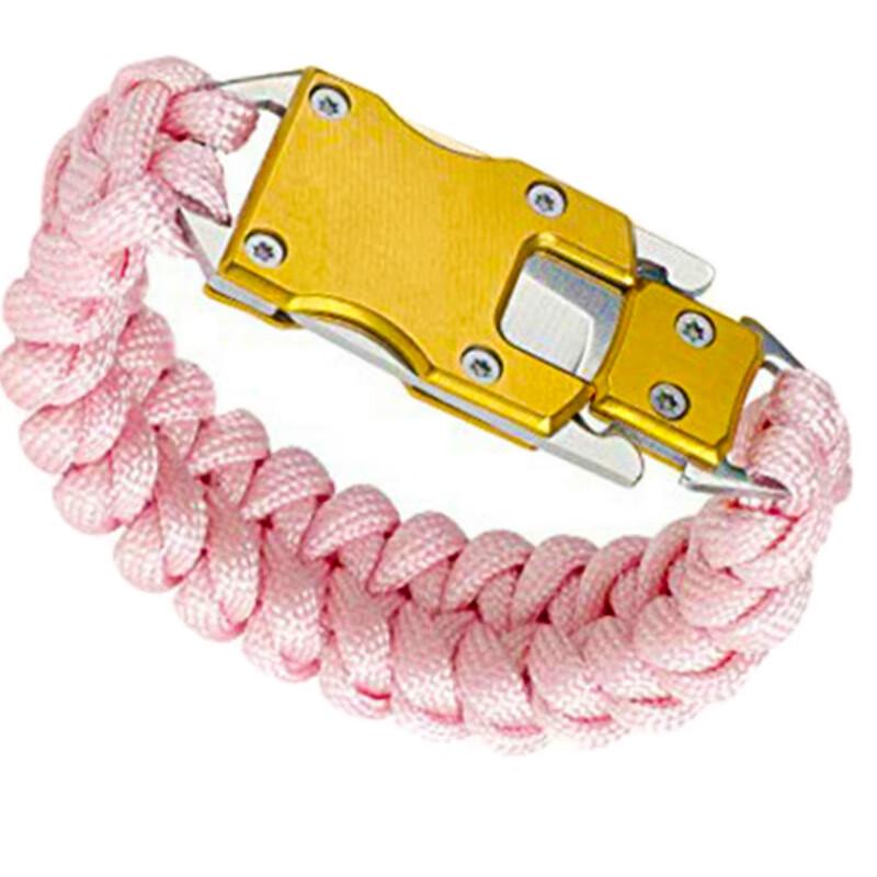 Тактический браслет OLOMM из паракорда для выживания с ножом