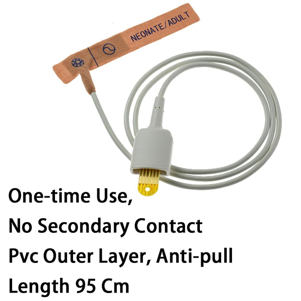 Compatible for Masimo 8 Pin with Chip(Duck Tongue) Monitor, Disposable SPO2 Probe Sensor, SPO2 Finger Sensor,  Blood oxygen Saturation Data Monitoring