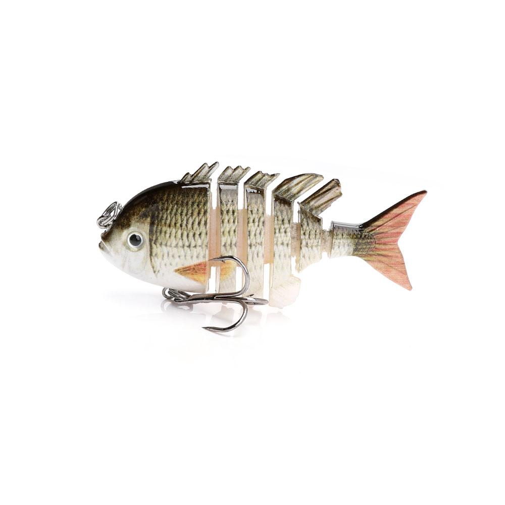 Mini Multi Jointed Fishing Lure 60mm 4g Topwater Hard Bait Wobblers Lifelike Swimbait Crankbaits Fishing Trout Lures