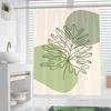 LISM Botanical Polyester Shower Curtain
