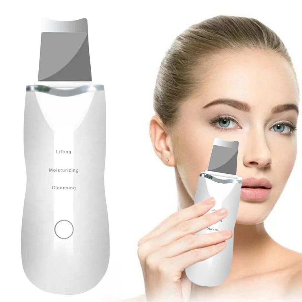 Ultrasonic Skin Scraper Pore Cleaner Facial Deep Cleaning Machine for Women Men Beauty Tool
