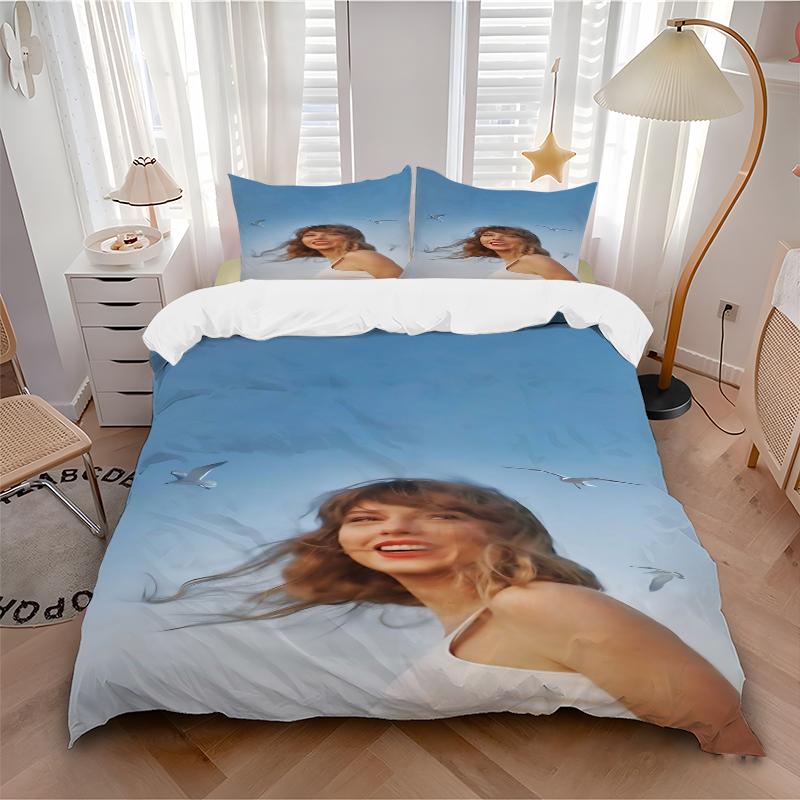 3 Stück Taylor Swift's Album Cover Artwork Bettwäsche-Sets Für Alle Größen Neu 3D-Druck Bettbezug Bettdecke Bettbezug Kissenbezug Schlafzimmerdekoration