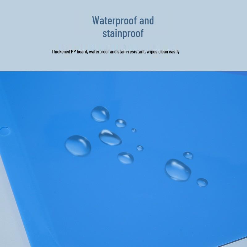 Waterproof US Size Color Index Divider Pages, 6-Pack, 3-Hole Binder