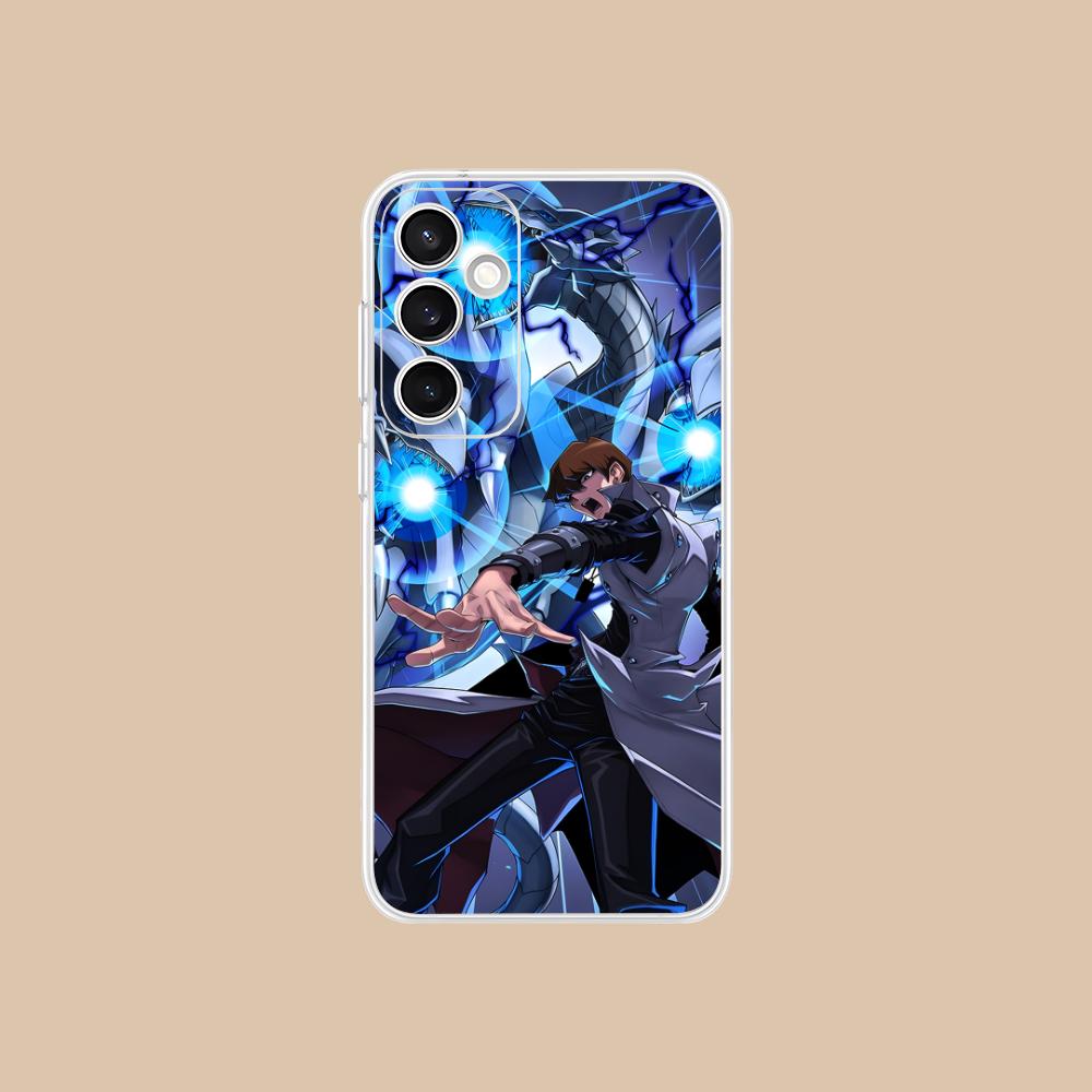 Yugioh Seto Kaiba Phone Case for Samsung Galaxy S25 S24 S23 S22 S21Plus FE Ultra Soft TPU Clear Shockproof Cover