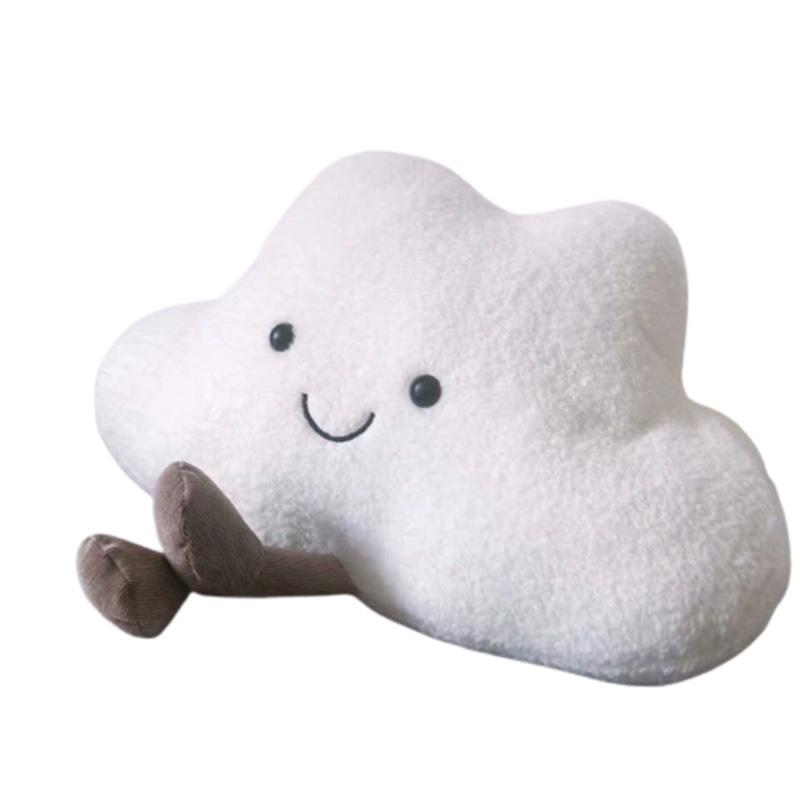 Soft And Fluffy Cloud And Star Plush Pillow Toy For Teenagers