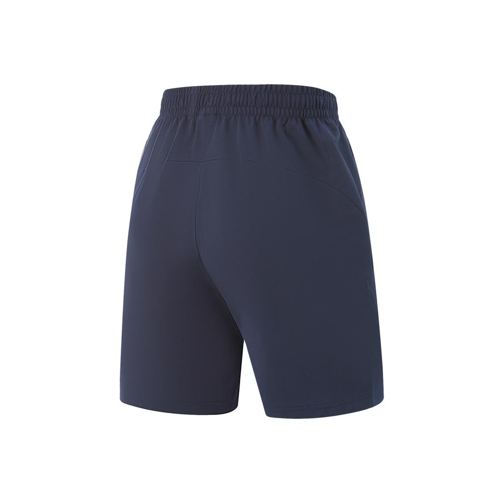 Li-Ning Fitness Series Simple Solid Color Casual Shorts Men Shorts Ink-Blue AKSV107-6